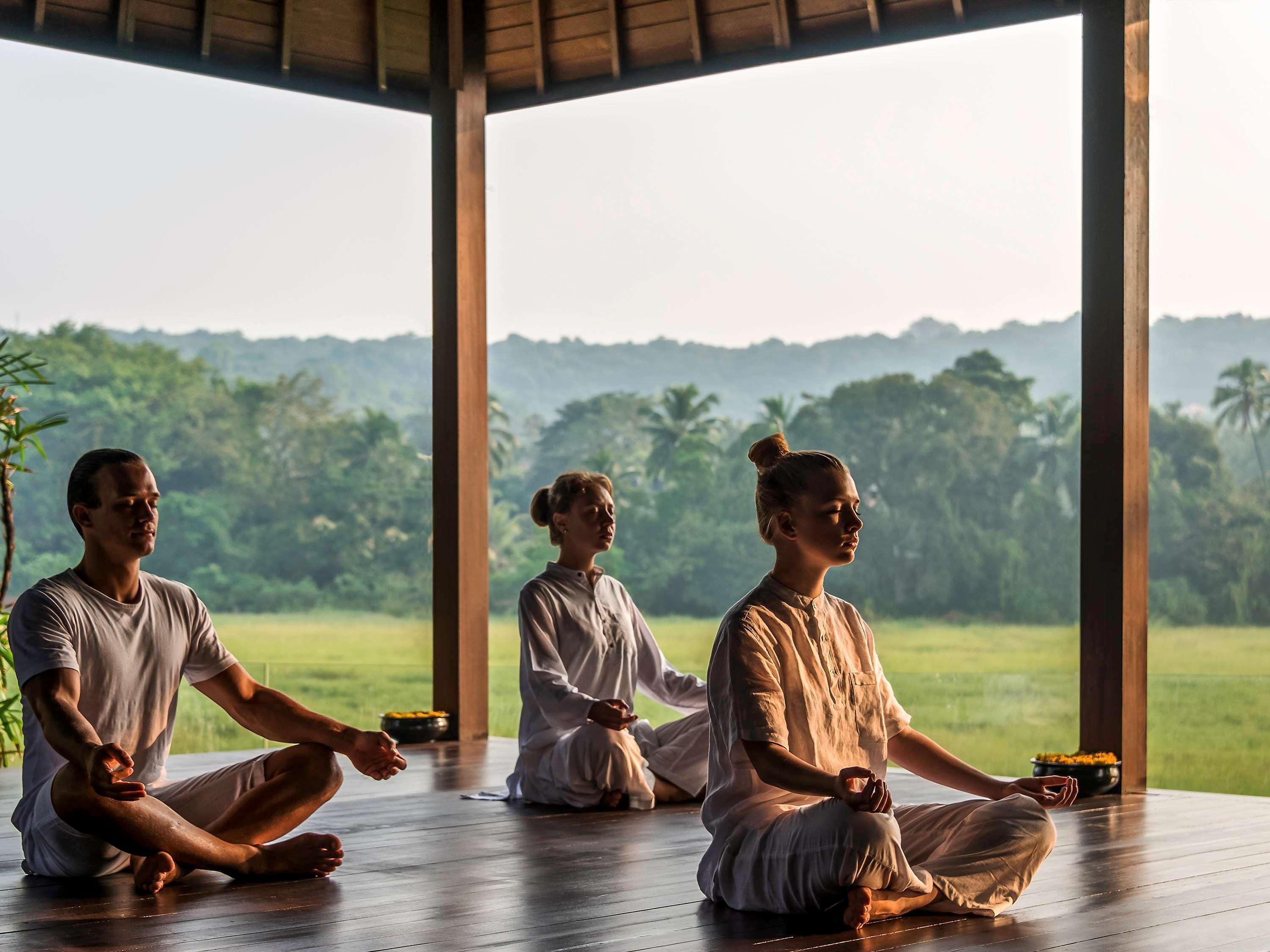 Novotel Goa Resort & Spa Candolim Extérieur photo Meditation at the Banyan Retreat